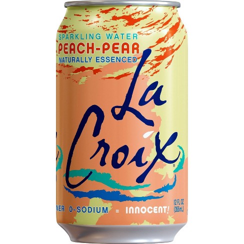 LaCroix Peach Pear Sparkling Water - 12 Fl Oz : Target