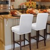 PiccoCasa Waterproof PU Leather Pub Counter Height Side Chair Covers with Elastic Band - 2 of 4