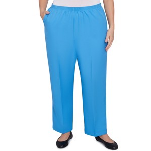 Alfred Dunner Womens Plus-Size All Around Elastic Waist Accord Medium Length Pant - 1 of 4