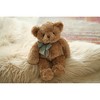 Bearington Baby Gus the Teddy Bear: Hand-Sewn Brown Bear with Soft Fur, Premium Fill and Satin Bow - 13 Inch Tall - 3 of 4