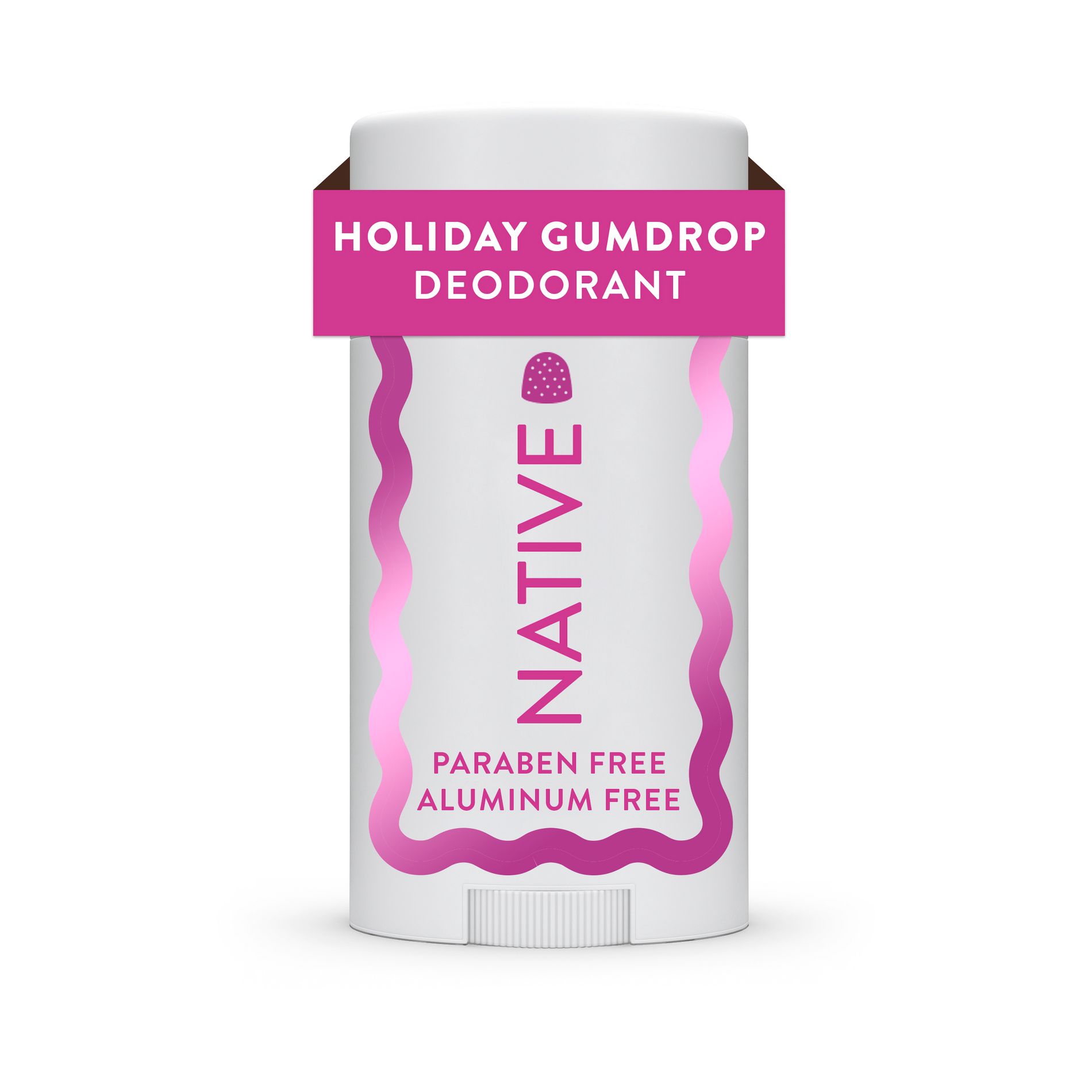 Native Limited Edition Aluminum Free Deodorant - Holiday Gumdrop - 2.65oz