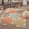 Gulches Beige and Multicolored Durable Outdoor Area Rug - 5'3" x 7'6" - Perfect for Patio Decoration - 2 of 4
