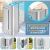 DOMETOUR Home Security Door Lock 3 Pack, Metal Reinforcement Child Proof Safety Latch, Withstands 800lbs for Inside Swing Doors - 3 of 4