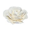 O'Creme White Full Bloom Rose Gumpaste Flowers - Set of 3 - 3 of 3