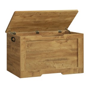 USIKEY 39.4” Storage Chest, Toy Box with 2 Safety Hinges, Storage Bench with Storage, Toy Chest for Bedroom - 1 of 4