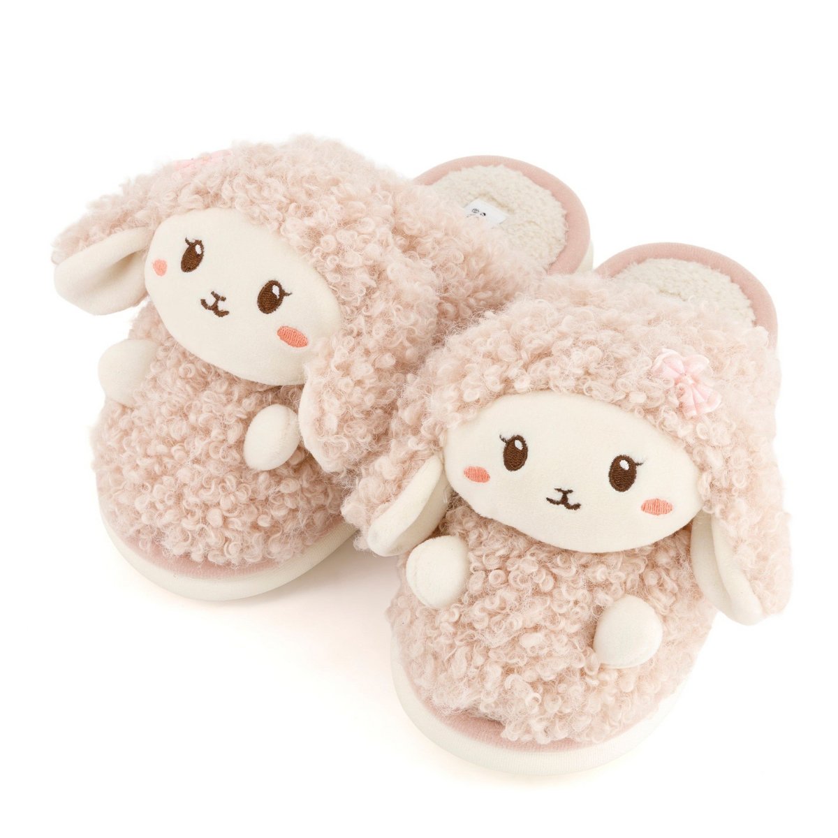 Женские тапочки Andrea Women’s Cozy Bunny Slippers with Plush Faux Fur 90213 PINK 7 — фото 4
