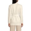 Lands' End Women's Fine Gauge Milano Belted Long Line Cardigan Sweater - 2 of 3
