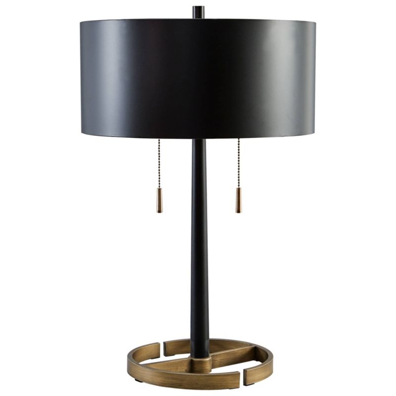 Amadell Metal Table Lamp Black/Gold - Signature Design by Ashley, 1 of 5