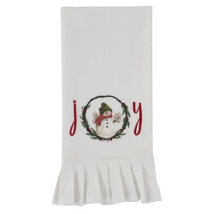Park Designs Farmhouse Joy Printed Embroidered Flour Sack Dishtowel Set of 2 - 1 of 3
