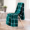 Chanasya Yoga Mindfulness Happiness Blissfulness Message Gift Throw Blanket - 4 of 4