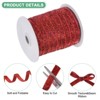 Unique Bargains Metallic Velvet Flexible Ribbon for Crafts 3/8 Inch x 50 Yards 1 Pc - 2 of 4