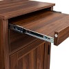 TopComfy Decorative Storage Cabinets modular wine bar cabinet Buffet Cabinet with Hutch furniture for Dining Room, Brown, 17.8"*15.95"*35.43" - 4 of 4