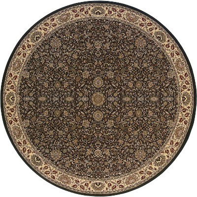 Oriental Weavers Ariana 172D2 Brown/ Ivory Indoor Area Rug - 6' Round