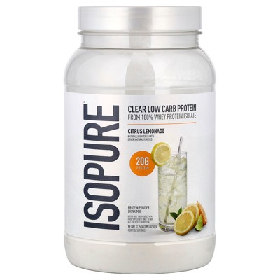 Isopure Infusions Protein Powder, Citrus Lemonade, 1.98 lb (900 g)