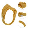 Unique Bargains Women's Button Stripe Elastic Headwrap 1 Pc - 3 of 4