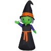 Gemmy Halloween Inflatable Cute Witch, 4 ft Tall, Multi - 3 of 4