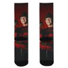 A Nightmare On Elm Street Socks Men's Freddy Krueger Sublimated Crew Socks Fits Shoe Size 8-12 Red - 4 of 4