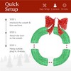 Best Choice Products 36in Pre-Lit Outdoor Christmas Wreath, LED Metal Holiday Décor w/ 120 Lights, Bow - 4 of 4