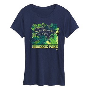 Women's - Jurassic Park - Tropical Terror Short Sleeve Graphic T-Shirt - 1 of 4