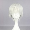Unique Bargains Women's Wigs 12" Silver Tone Grey with Wig Cap - 2 of 4