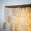 ALOADECOR 3-Light Coastal Natural Capiz Shell Tiered Chandelier With Square Antique Gold Frame - 4 of 4