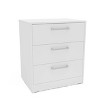 Polifurniture Juliette 3 Drawer Dresser White - 2 of 4