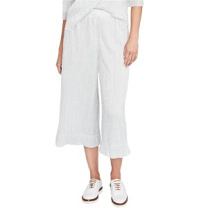 Rachel Roy Womens Vicky Casual Cropped Pants, Metallic, Large - 1 of 1
