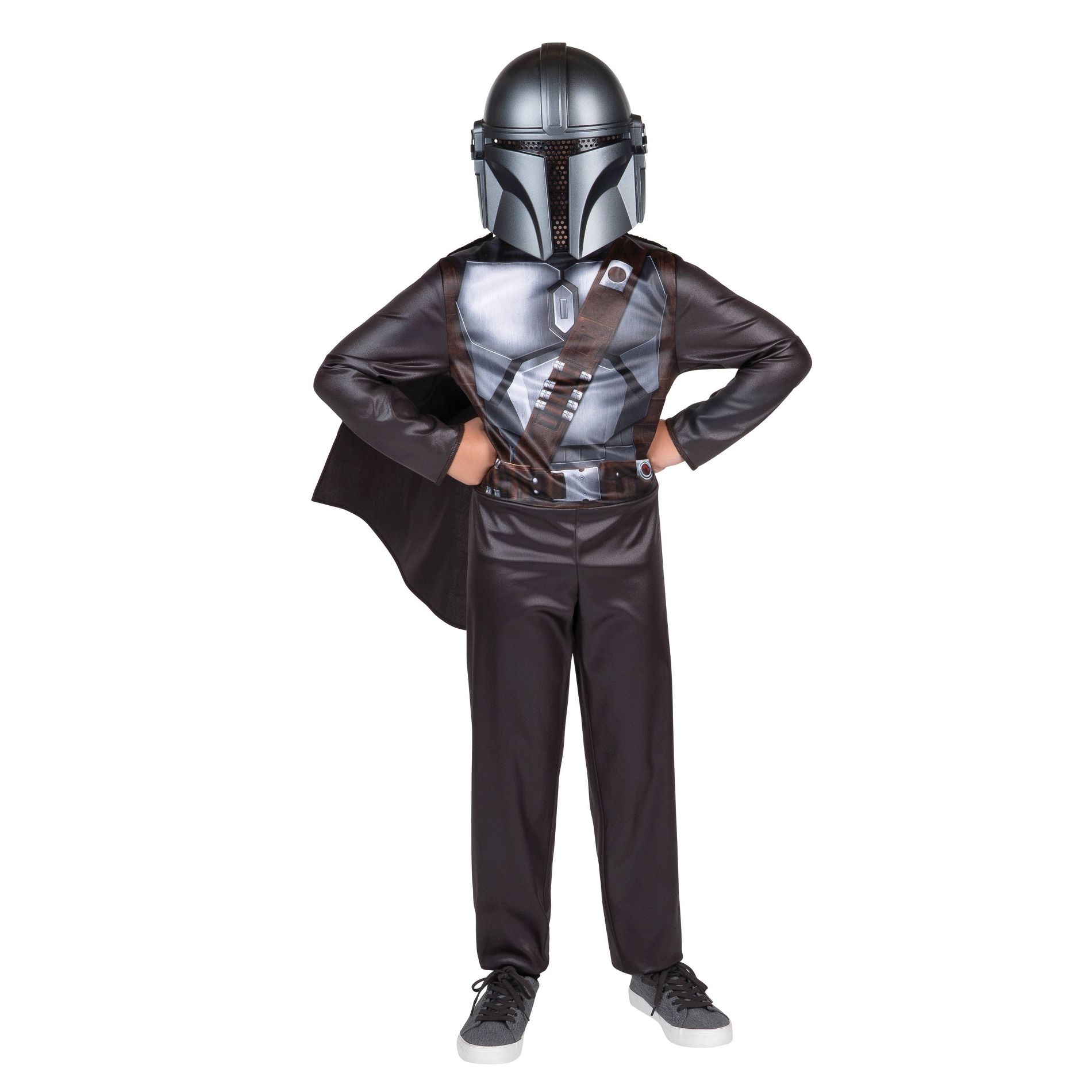 Star Wars Boys' The Mandalorian Costume Apparel Set S
