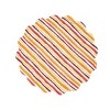 C&F Home Cordelia Round Quilted Single Placemat Vibrant Fall Leaves Watercolor, 17" - 3 of 4