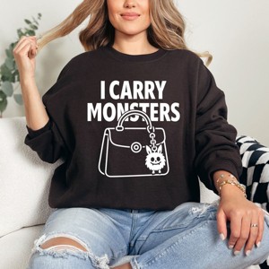 Simply Sage Market I Carry Monsters Purse Sweatshirt - 1 of 4