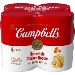 Campbell's Condensed Homestyle Chicken Noodle Soup - 10.5oz / 4pk