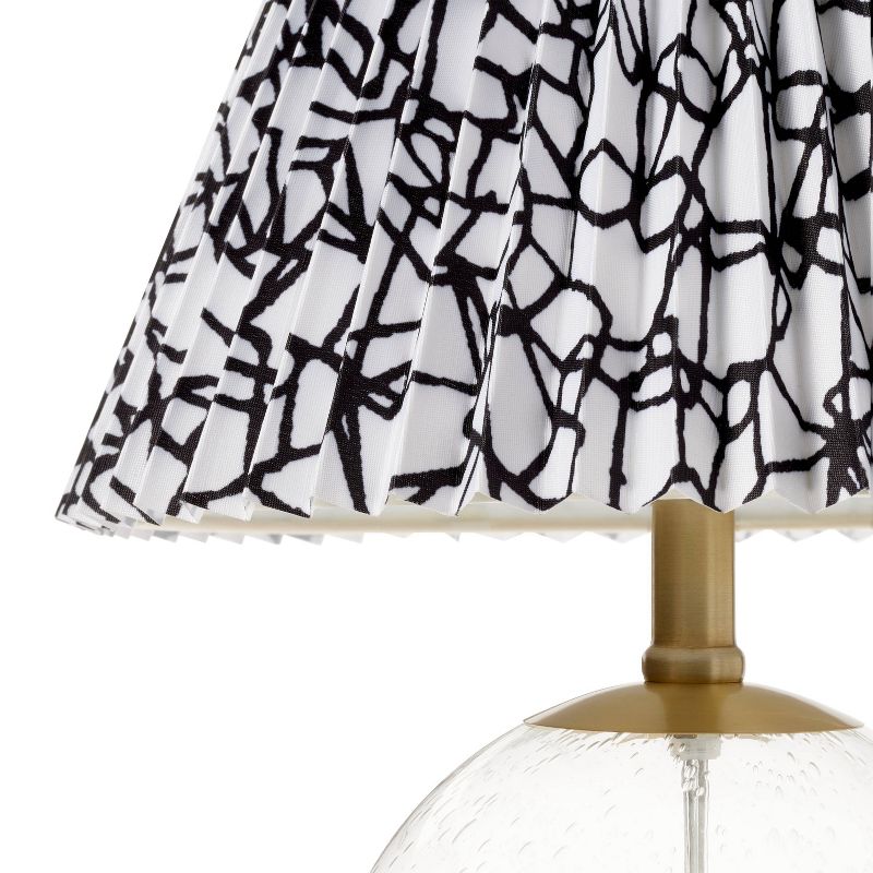 Cracked Glass Black/White Shade Round Accent Table Lamp - DVF for Target, 3 of 4