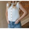 Women's Crochet Vest - MIOU MUSE - 2 of 4
