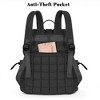 Puffy Backpack for Women, Quilted Backpack for Travel, Ultra Lightweight Puffer Daypack, Grey - 3 of 4