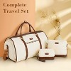 Coolife Garment Bag Travel Foldable Garment Duffel Bag Carry On Weekender Bag Suit Bag Dress Bag Convertible for Hanging Clothes Overnight Bag - 3 of 3