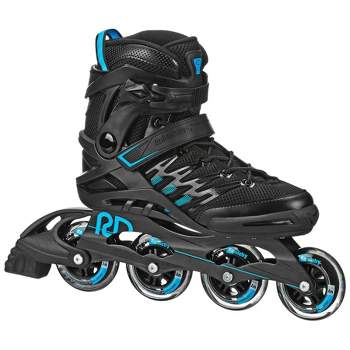 Roller Derby Aerio Q-84 Men's Inline Skate - Black/Blue 8
