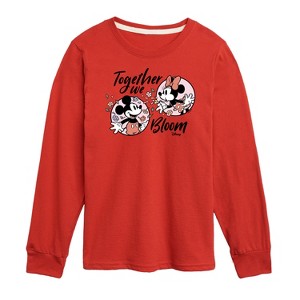 Boys' - Disney - Mickey & Minnie Long Sleeve Graphic T-Shirt - 1 of 4