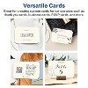 Avery Printable Rectangle Scalloped Postcards with Sure Feed Technology, 4" x 6", Ivory Cardstock, Print-to-the-Edge, Laser/Inkjet Cards, 100 Total - 3 of 4