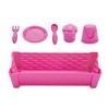 American Plastic Toys Kids My Very Own Nursery Baby Doll Playset with Crib, Pink - 2 of 3