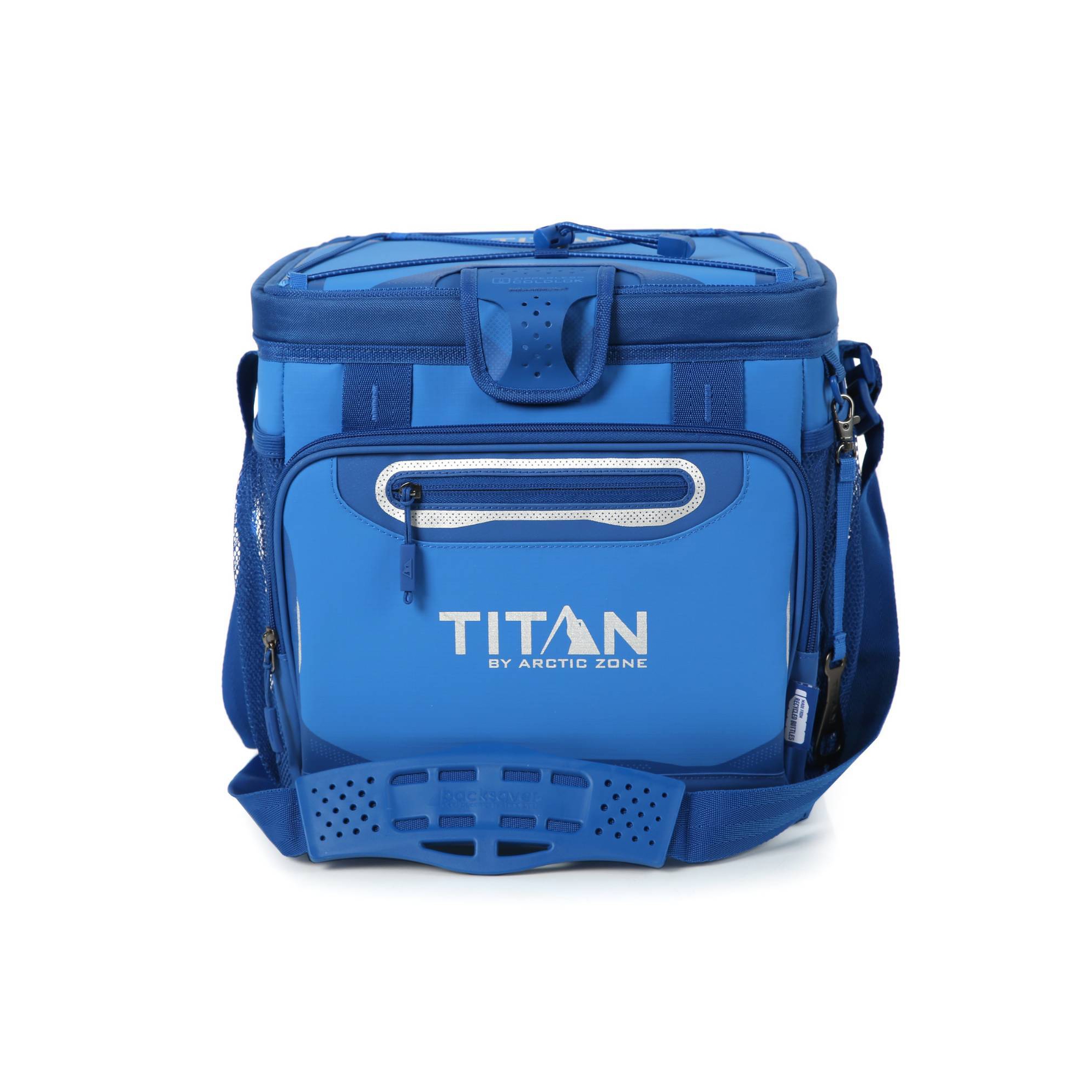 Titan by Arctic Zone Deep Freeze 24 Cans/16 qt Zipperless Hardbody Cooler - Cerulean Blue