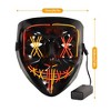 Garvee 2Pack Light up Mask LED Mask-Scary Masks, Glow Neon Mask Costume Mask with 3 Lighting Modes - 2 of 4