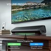 Itopfox 2.1 Sound Bar with Wireless Subwoofer Deep Bass Home Theater Speaker System for TV PC Gaming Bluetooth/Optical Connectivity, Wall Mountable - 4 of 4