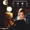 Costway 65''Sphere LED Floor Lamp w/2 LED Light Bulbs Foot Switch Bedroom Office Silver\Gold - 3 of 4