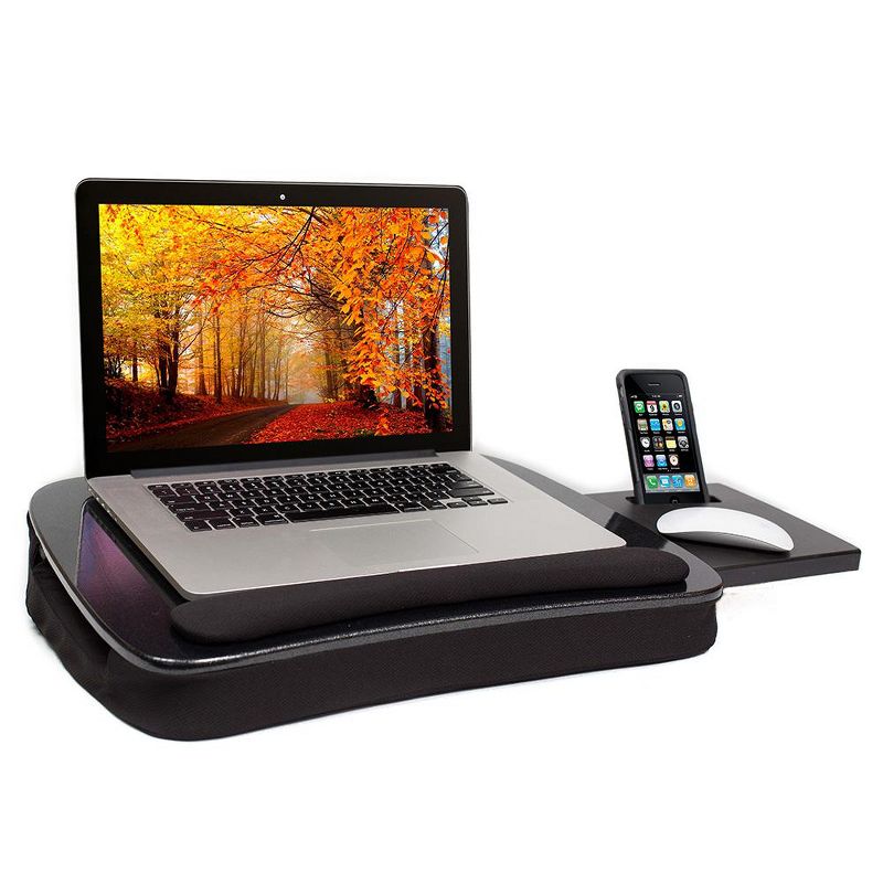Sofia + Sam Multi Tasking Memory Foam Lap Desk (Black Top) - Supports Laptops Up to 15 Inches, 1 of 9