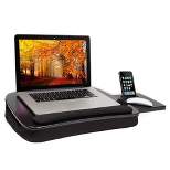 Sofia + Sam Multi Tasking Memory Foam Lap Desk (Black Top) - Supports Laptops Up to 15 Inches