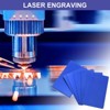 Unique Bargains Anodized Aluminum Laser Engraving Double Side Printable Business Card 15 Pcs - 4 of 4