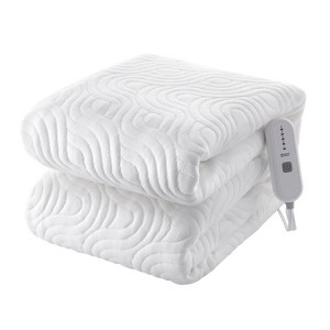 Air Layer Electric Mattress Pad Cover with 5 Heat Settings & 10 Hours Auto Off, Bed Warmer Washable Heating Mattress Pad - 1 of 4