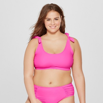 target pink bikini top