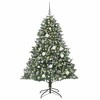 Artificial Christmas Tree with Stand Green 126 x 126 x 180 cm - 3 of 4