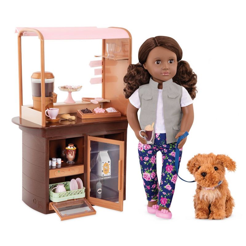 Our Generation Hot Chocolate Stand for 18&#34; Dolls - Choco-tastic, 4 of 13